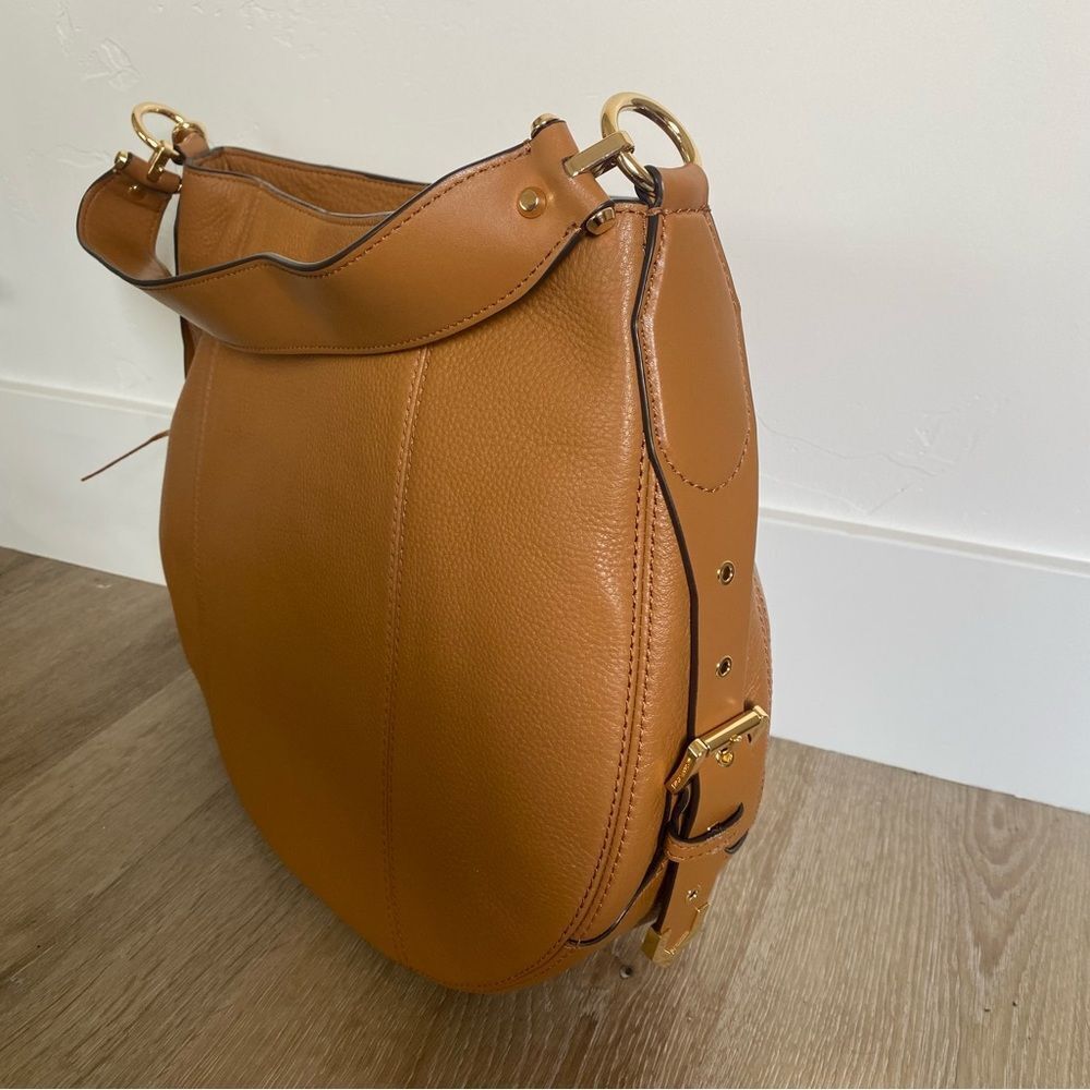 Michael Kors Brooke Large Hobo tote Bag in Acorn NWT - Picture 5 of 10